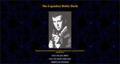 Desktop Screenshot of bobbydarin.com