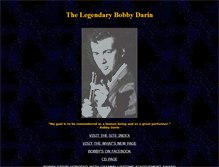 Tablet Screenshot of bobbydarin.com